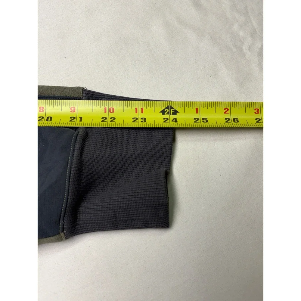 The North Face Mens M Grey‎ Khaki Sherpa Lined Full Zip Hoodie Jacket